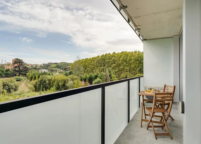 Premium With Balcony, Pool & Garage By Hostwise וילה נובה דה גאיה