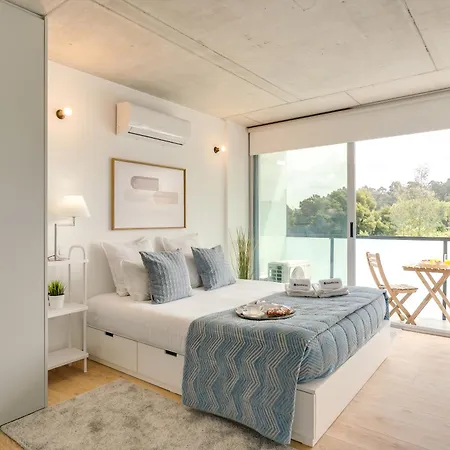 Premium With Balcony, Pool & Garage By Hostwise Апартаменты Вила-Нова-ди-Гая