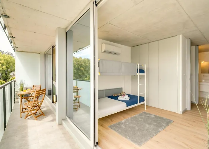 Appartamento Premium With Balcony, Pool & Garage By Hostwise Vila Nova de Gaia